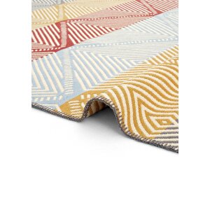 Cool Halı Lovely Renkli Kilim Yıkanabilir Çift Taraflı Akrilik İnce Banyo Balkon Mutfak Kilimi