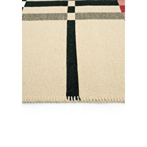 Cool Halı Lovely Bej Kilim Makinede Yıkanabilir Çift Taraflı Akrilik İnce Banyo Balkon Mutfak Kilimi