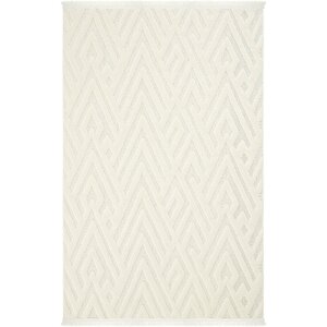 Wood 1118 Krem Halı Yolluk Bukle Salon Halı Antre Hol Koridor Halısı Dokuma Makine Halısı 100x250 cm