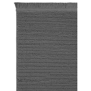 Cool Halı Curly 1120 Antrasit Halı Yolluk Bukle Salon Halısı Hol Koridor Halısı Dokuma Makine Halısı