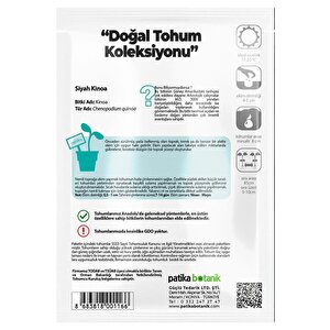 100 Adet Siyah Kinoa Tohumu