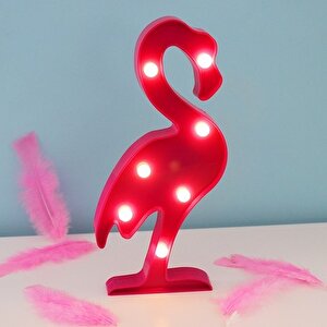 Led Işıklı Flamingo Gece Lambası Tdrtr