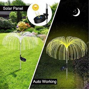 Solar Güneş Enerjili Denizanası Led 2 Li Set Gün Işığı Tdrtr