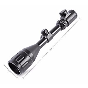 3-9x50aoeg Çıft Işıklı Retikül Optik Görüş Kapsamlı Zoomlu Tüfek Dürbün(b)