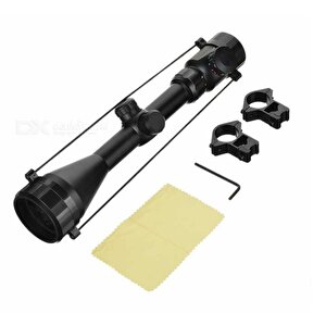 3-9x50eg Yüksek Kaliteli Çıft Işık Kırmızı Yeşil Kaynaklı Avcılık Süfer Tüfek Dürbün