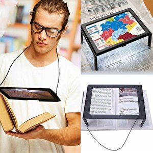 Led Işıklı Kitap  Okuma Büyüteç Tdrtr