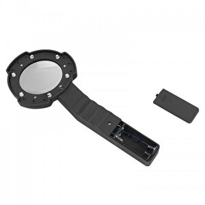 7 Led Aydınlatma Fener Pusula 4x Büyütme Okuma Büyüteç  Th-600557 Tdrtr