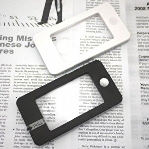 Iphone Şekli Led Işıkları Ile Led Aydınlatmalı 3x-5x Okuma Büyüteç Tdrtr