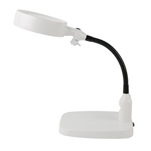 Masaüstü 10x Led Işıklı Büyüteç Okuma El Sanatları Onarım Büyüteç 7765 Tdrtr