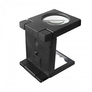 Katlanır Plastık Led Işıklı Test Cıhazı Büyüteç 2.5x90mm Tdrtr
