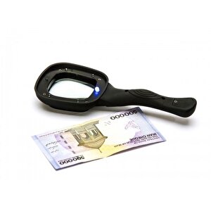 6 Ledli Ve Mor Işıklı Büyüteç 60mm Tdrtr