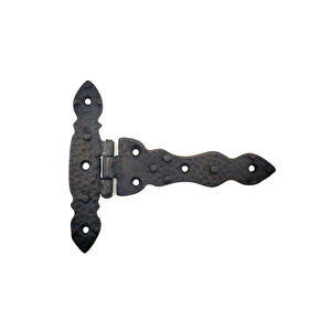 Antika Tarz Dekoratif Pirinç Kuyruklu Düğmeli Menteşe No2 - 138x167 Mm, Oksit Tdrtr