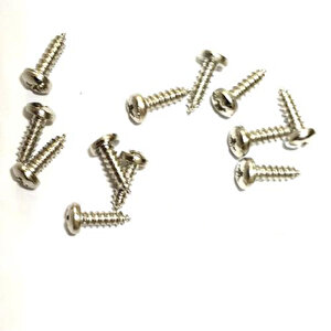 Klips, Menteşe, Ayak, Ysb Sac Vidası - 2,9x9,5mm Nikel, 100 Adet Tdrtr