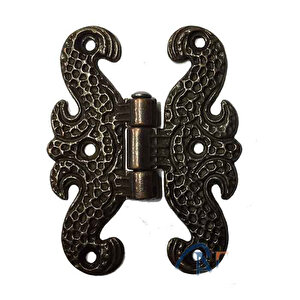 Zamak Kelebek Menteşe - Büyük, 50x67mm, Oksit, 1 Adet Tdrtr
