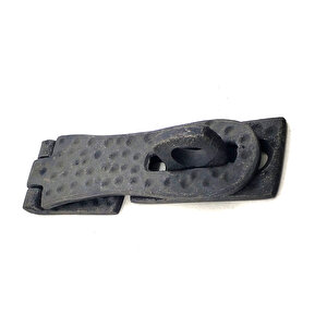 Antika Tarz Dekoratif Pirinç Sandık Askısı - 70x27 Mm, Oksit Tdrtr