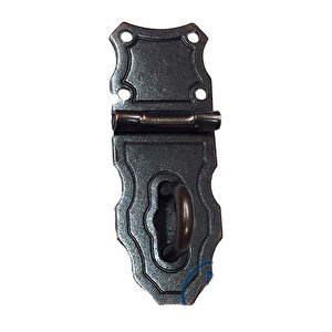 Klasik Küçük Sandık Askısı - 20x55mm, Oksit, 1 Adet Tdrtr