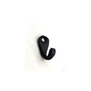 Antika Tarz Dekoratif Pirinç Tekli Mini Askı - 27x11 Mm, Oksit Tdrtr