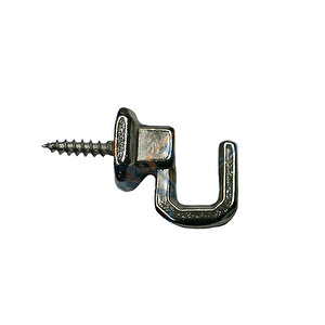 Vidalı Kanca, Askı Küçük - 15x18mm, Nikel - 1 Adet Tdrtr