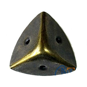 Dekoratif, Kutu, Sandık Köşesi - 45x28 Mm, Büyük, Antik, 1 Adet Tdrtr