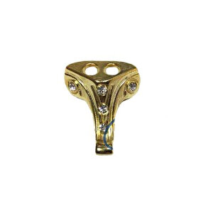 Moda Taşlı Ahşap, Mdf, Sunta Sandık Ayağı, Kutu Ayak 1,5 Cm - Sarı Tdrtr