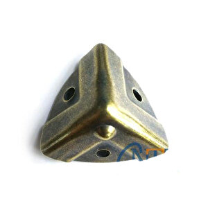 Dekoratif, Kutu, Sandık Köşesi - 35x22 Mm, Küçük, Antik, 1 Adet