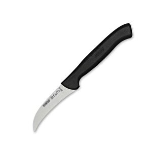 Pirge 38044 Ecco Kıvrık Eğri Sebze Dekor Bıçağı 7,5 Cm - Siyah Tdrtr
