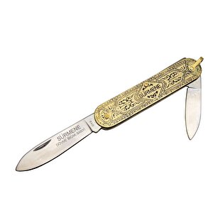 Trabzon Sürmene 013 Geleneksel Hediyelik Çakı 14 Cm - Metal Saplı