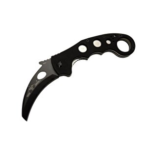 Böker Emerson 0504 Bk Siyah Karambit Kamp Çakı 20cm- Manuel, Kemerlikli