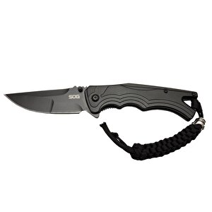Sog Tighe Fifhter Brt 863bk Siyah Kamp Çakı 21cm - Yarı Otomatik, İpli, Kemerlikli