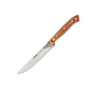 Pirge 32042 Elite Sebze Bıçağı 12 Cm - Kahverengi Perçinli Kompozit Sap Tdrtr
