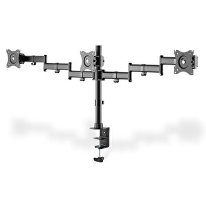 Digitus Üç Ekran Taşıyabilen Askı Aparatı, 15 - 27 Inç Tft Ekran, Yukarı Aşağı Hareket 45 Derece, Dönüş Açısı 360 Derece, Maksimum