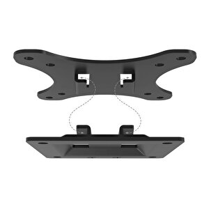 Digitus Ekran Taşıyabilen Sabit Askı Aparatı, Maksimum 81 Cm, 32 Inç Ekran, Maksimum Yük Kapasitesi 18kg, Vesa 100 X 100mm, Duvara