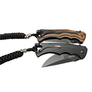 Sog Tighe Fifhter Brt 863zbr Kahverengi Kamp Çakı 21cm - Yarı Otomatik, İpli, Kemerlikli