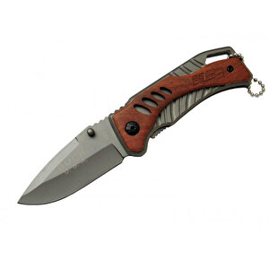 Buck X61 Ahşap Çakı 15,5 Cm Manuel, Kemerlikli