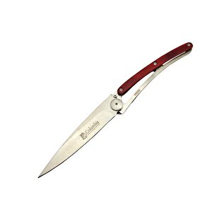 Ext 2990d Deejo Kırmızı Kamp Çakı 22,5cm- Manuel, Kemerlikli, Ultra Hafif