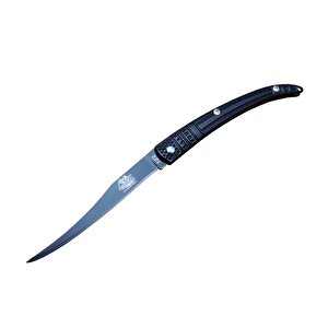 Y 122 Siyah Kılçık Outdoor Çakı 16cm - Manuel, İşlemeli Sap