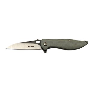 Crkt Lotus 1265 Gri Kamp / Outdoor Çakı 18cm - Yarı Otomatik, Kemerlikli, Kutulu