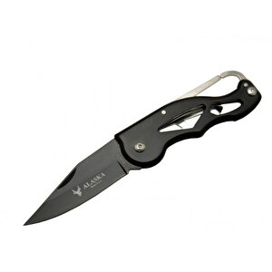 Alaska Kilitli Çakı Black  15,5 Cm Manuel, Kemerlikli