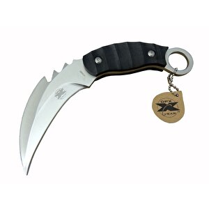 Dpx Gear Kargo X 0485 Tırtıklı Karambit Outdoor Bıçak 20 Cm - Kılıflı