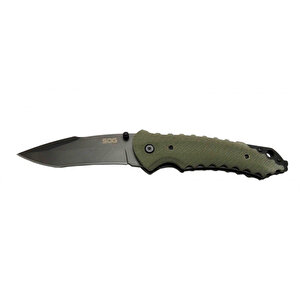 Sog Kiku Çakı Haki 22 Cm Deri Kılıf , Kemerlikli