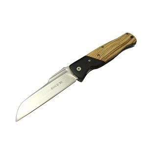 Buck Knives Bk-016zbr Kamp Çakı 23 Cm - Ahşap Saplı, Kılıflı, Kutulu, Kemerllikli