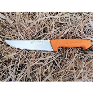 Sürmene Cumhur Çelik 61120 Kasap Kurban Bıçağı, 16,5 Cm, Kaymaz Sap