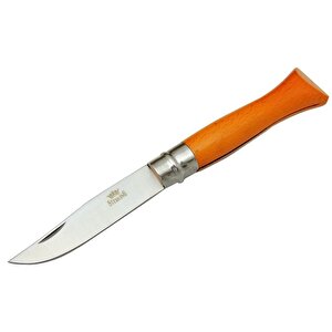 Sterling T0196 Bahçe Çakı 16 Cm - Ahşap Turuncu Sap, Bilezikli, Kılıflı