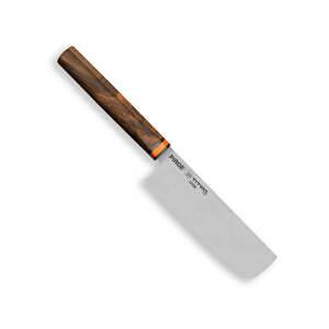 Pirge 12106 Titan East Dilimleme Nakiri Şef Bıçağı 16 Cm - Ceviz Sap