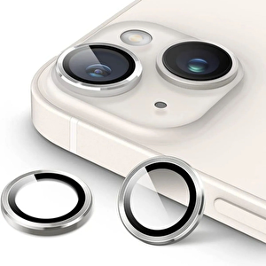 Apple Iphone 12 Mini  Uyumlu Kamera Koruyucu Lens Gümüş