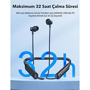 Enc Mikrofonlu Mıknatıslı Boyun Askılı Bluetooth Kulaklık Ipx5 5.2 Bt Tdrtr