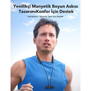 Enc Mikrofonlu Mıknatıslı Boyun Askılı Bluetooth Kulaklık Ipx5 5.2 Bt Tdrtr