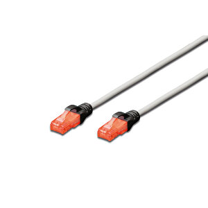 Beek Cat6 U/utp Cross Patch Kablosu, Awg 26, 5 Metre, Gri Renk, Koruma Kılıfı Siyah Renk, Lszh Tdrtr
