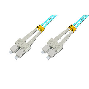 Beek Sc - Sc Fiber Optik Patch Kablo, Multimode Om 3 50/125 Duplex, 3.0mm, Lszh, 10 Metre