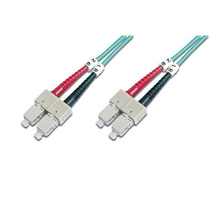 Digitus Sc-sc Fiber Optik Patch Kablo, 1 Metre, Multimode, Duplex, 50/125, Om3 Tdrtr